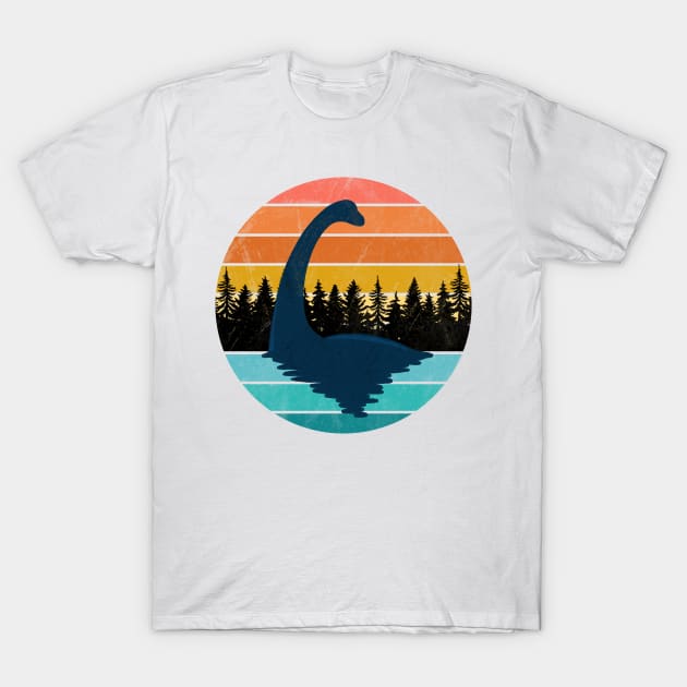 Loch Ness Monster T-Shirt by valentinahramov